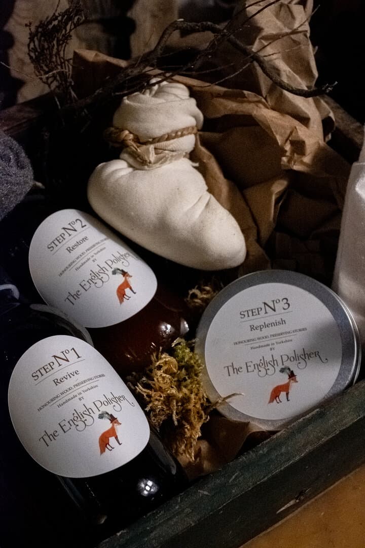 Complete 3-step system in vintage tray